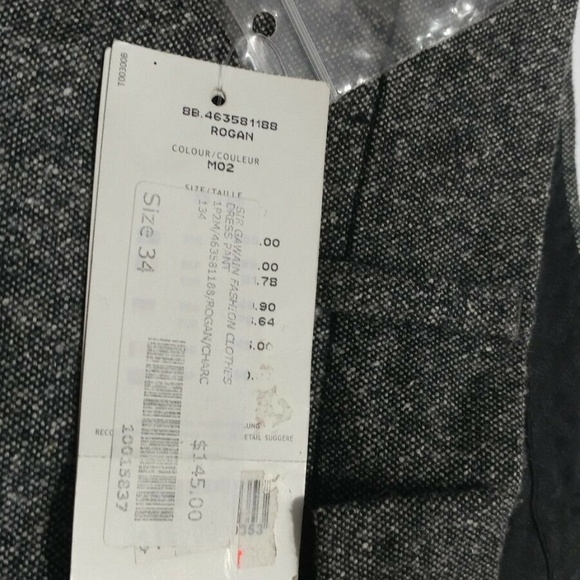 Part Two Men’s Size 33 Wool Polyester Cotton Pants - Picture 4 of 8